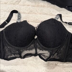 Victoria's Secret Black Lace Underwire Bra